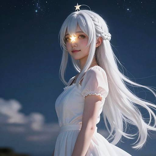 Stunning Nighttime Girl Portrait