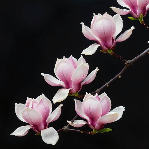 Vibrant Magnolia Branch Digital Art
