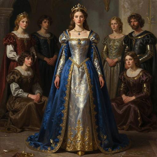 Majestic Medieval Princess Artwork Collection