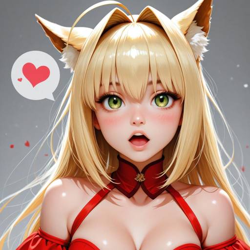 Cute Nero Claudius with Animal Ears