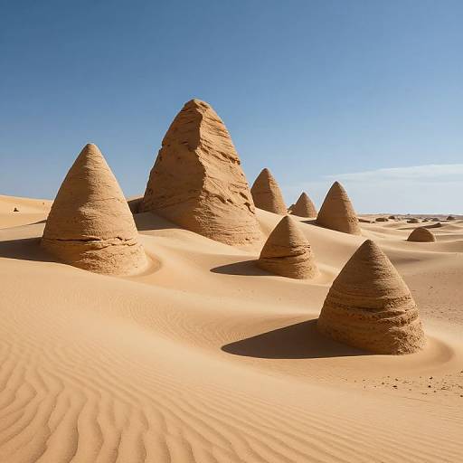 Dreamy Mountains Shifting in Sky