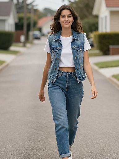 Denim Street Style Summer Stroll