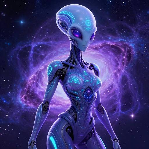 Futuristic Bioluminescent Alien OC Maker