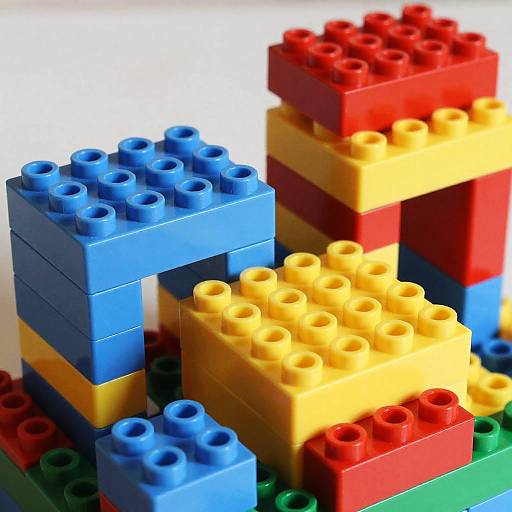 Photorealistic Lego Architectural Patterns