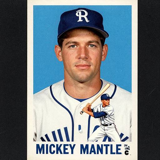 Vintage Mickey Mantle Baseball Card