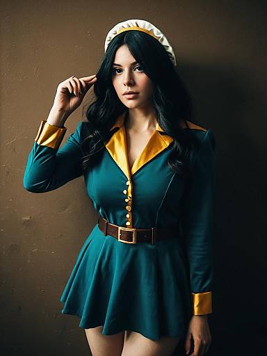 Sexy Realistic Roberta Cosplay Photo
