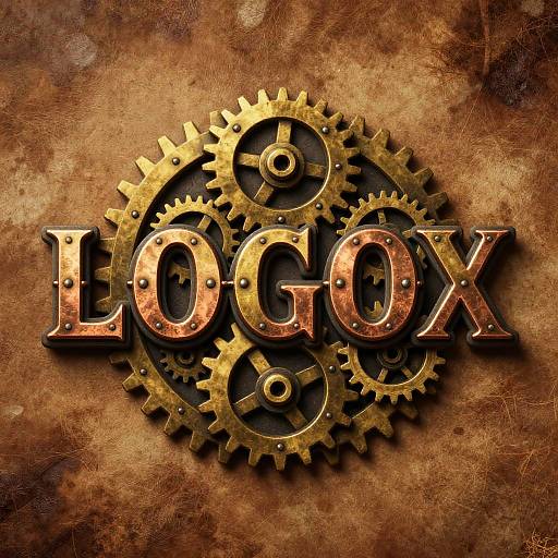 Vintage Steampunk Logo Design