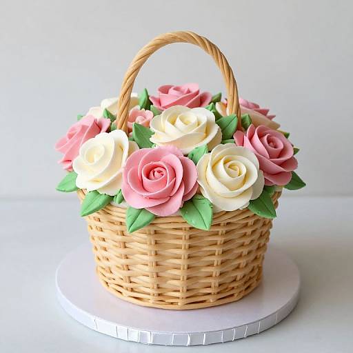 Buttercream Flower Basket Cake Designs