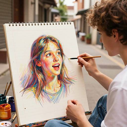 Romantic Artist Alley Moment