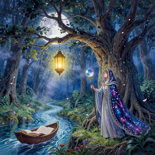 Celestial Forest of Creative Dreams