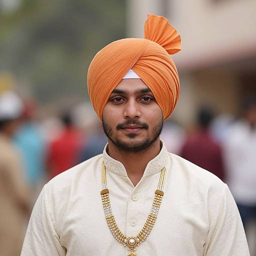 Realistic Hindu Groom Portrait