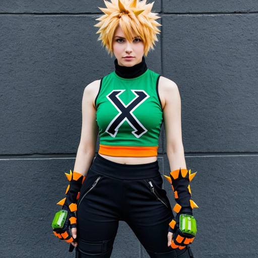 Edgy Katsuki Bakugo Cosplay Outfit Idea