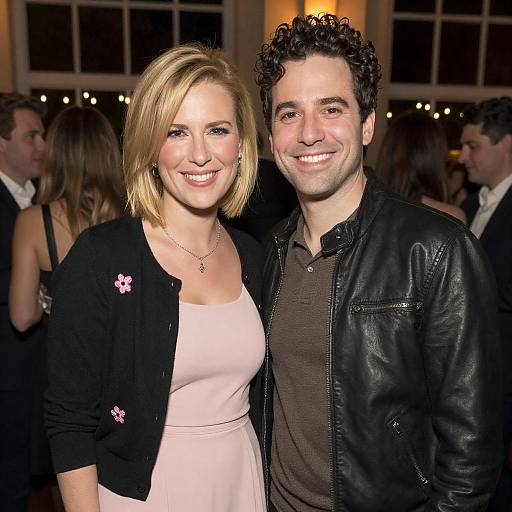 Smiling Couple at Party