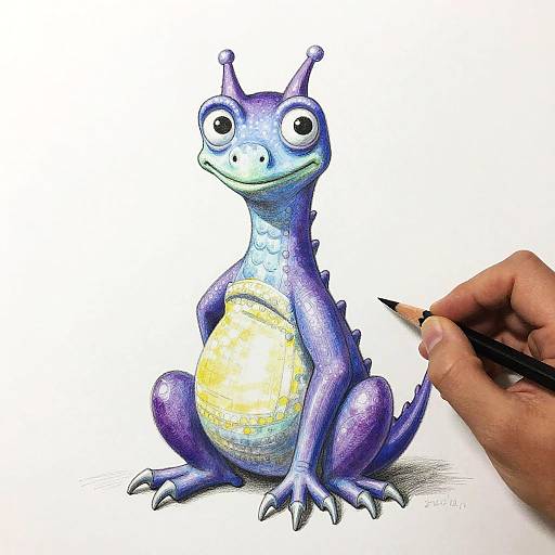 Mr. Salamander Artistic Fusion Portrait