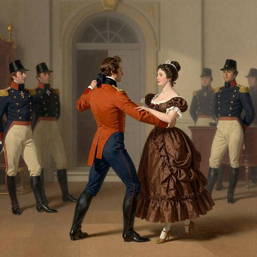 19th-Century Ballroom Dance Scene