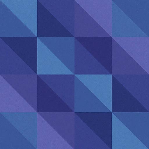 Elegant Geometric Blue-Purple Wallpaper