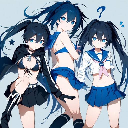 Dynamic Black Rock Shooter Group Scene