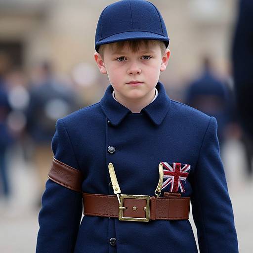 Realistic Male in Blue Jacket