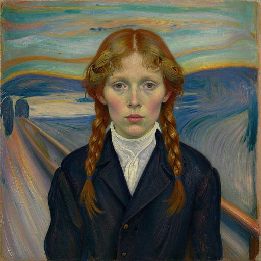 Edvard Munch's Portrait of Aasta Carlsen