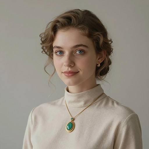 Elegant Portrait of a Young Woman