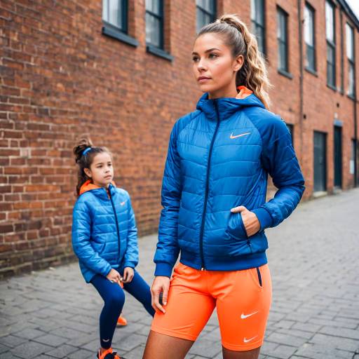 Woman and Girl in Matching Nike Activewear