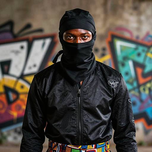 African Ninja Warrior in Urban Style