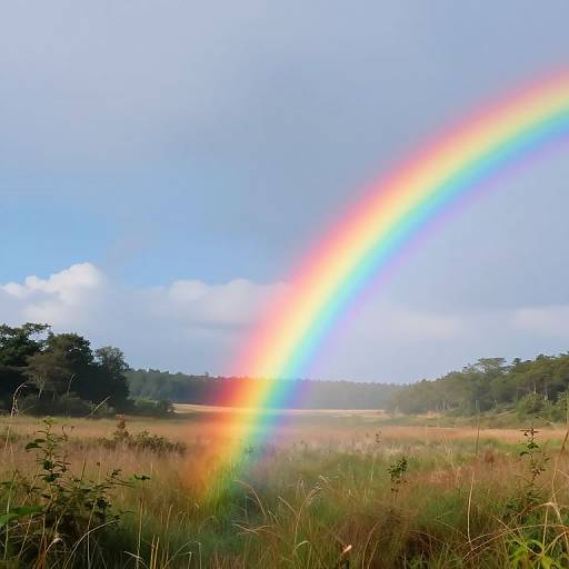 Surreal Rainbow Landscape Diffusion