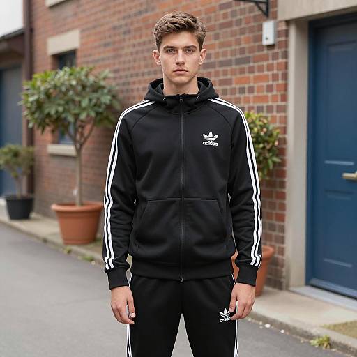 Photorealistic Young Man in Tracksuit
