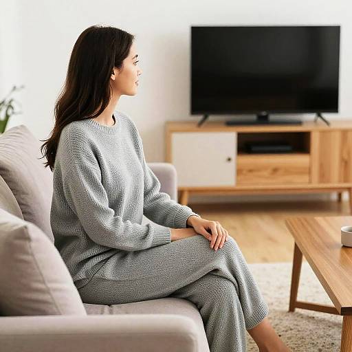 Comfy Work-From-Home Outfit Relaxing