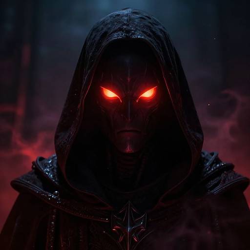 Glowing Sith Eyes in Sci-Fi Fantasy
