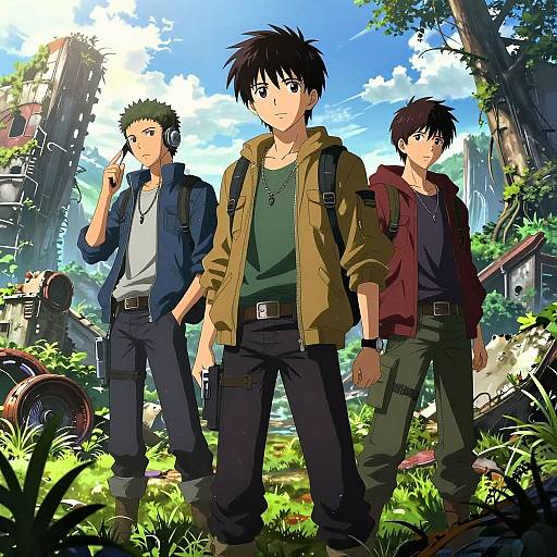 Anime AI in Post-Apocalyptic World