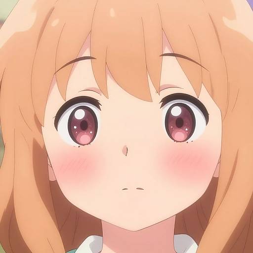 Rosy Cheeks Anime Portrait