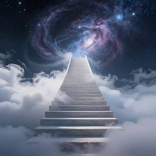 Ethereal Staircase to Cosmic Enlightenment