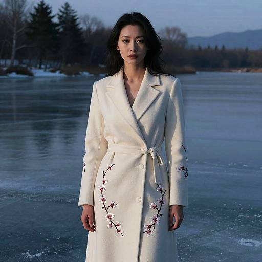 Cinematic Blue-Hour Portrait in Ivory Coat
