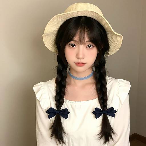 Realistic Portrait of Girl in Little Women Costume