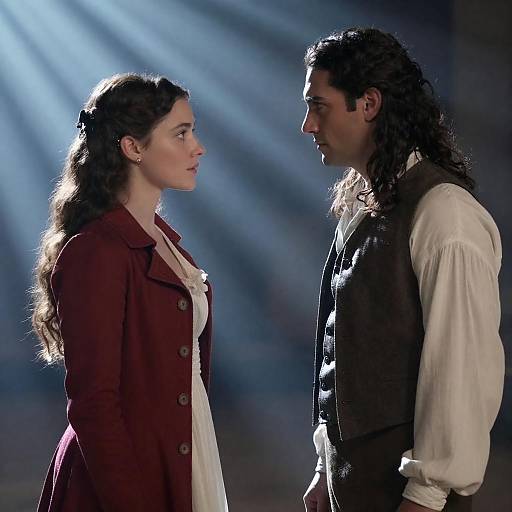 Intense Encounter in Historical Setting