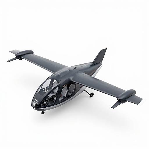 Photograph of a sleek, gray, single-seat military jet with a delta wing design and cockpit canopy, flying against a plain white background.