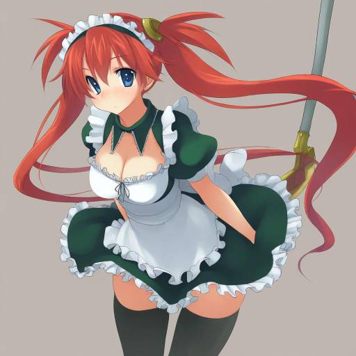 Illustration of Airi (queen's blade), queen's blade in the style of Takase muh