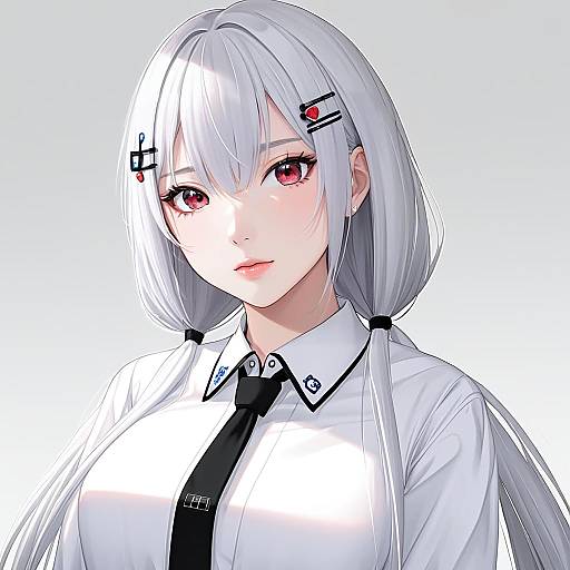 Illustration of Hakase fuyuki, nijisanji in the style of Sukja