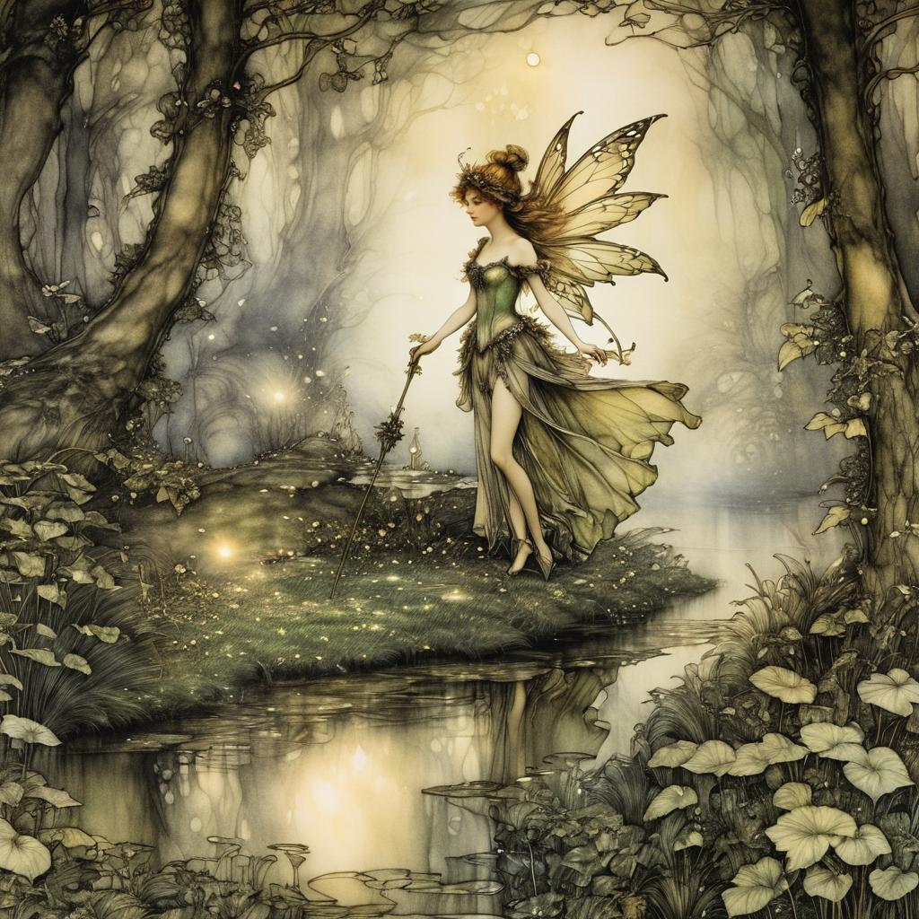 Enchanted Fairy in a Magical Glade