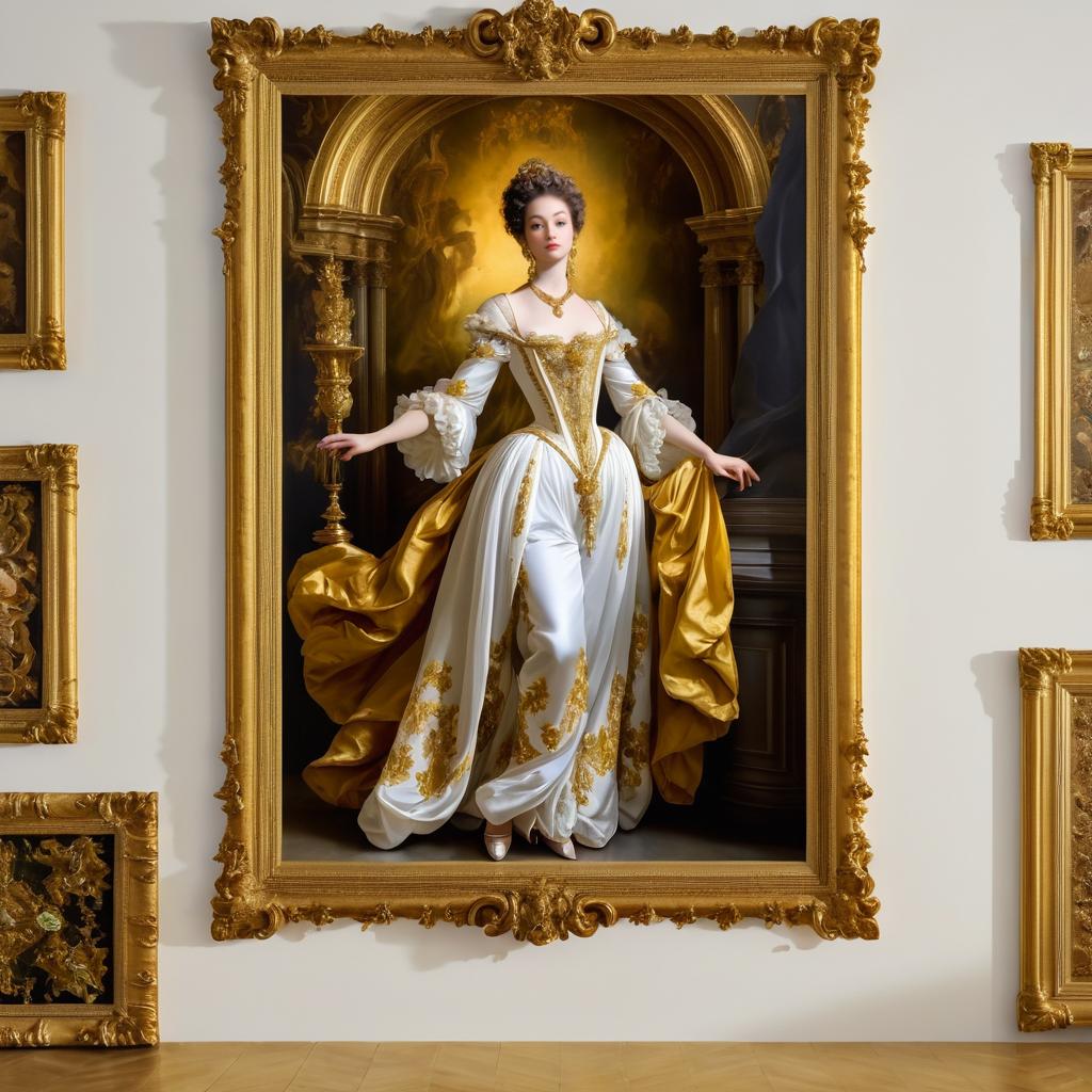 Baroque Elegance: A Striking Painting