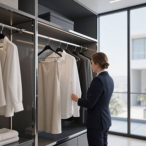 Automated Clothing Removal in Smart Closet