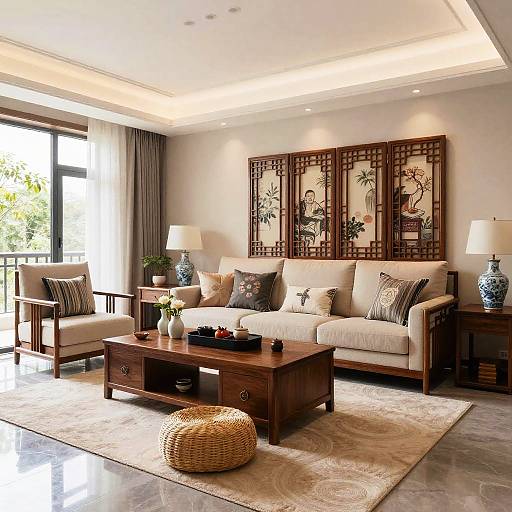 Modern Chinese Living Room Design