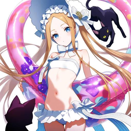 Illustration of Abigail williams (swimsuit foreigner) (third ascension) (fate), fate/grand order in the style of Hisasi