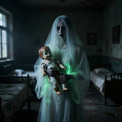 Haunting Wraith in Abandoned Asylum