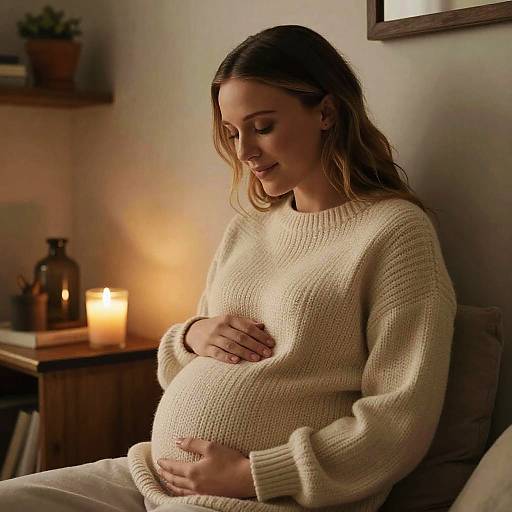 Millie Bobby Brown Cozy Maternity Moment