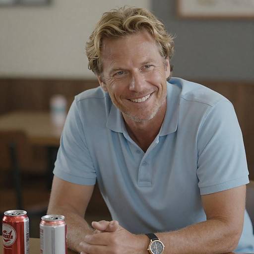 Cheerful Middle-Aged Man Portrait