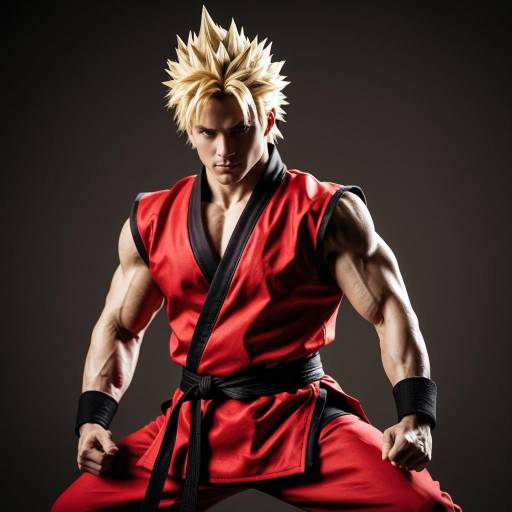 Sleek Ken Masters Cosplay Costume Concept