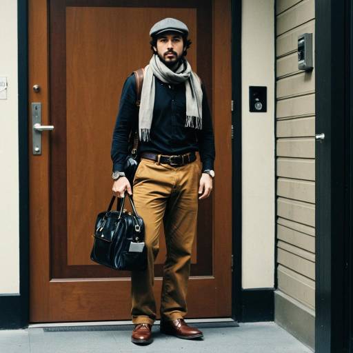 Stylish Male Outing Costume Scene