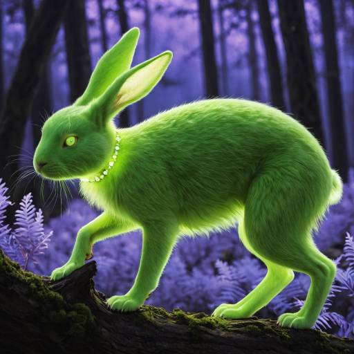 Mystical Forest Spirit with Emerald Eyes Mystical Forest Spirit with Emerald Eyes